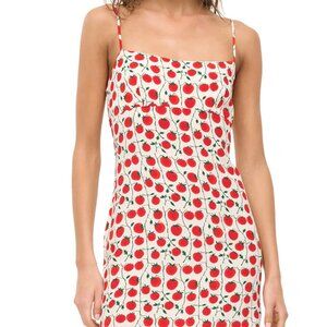 STAUD Tomato Print Dress Mini Dress - Women's Size 10